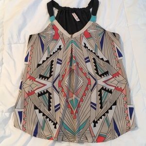 Xhilaration flowy tank blouse